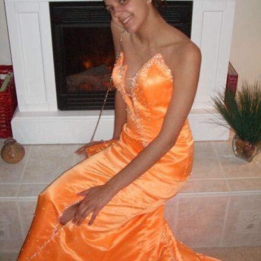 Size 2 Orange mori lee dress